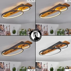 Luminaires Scandinaves-hofstein Plafonnier Nevogilde LED Écru, 1 lumière