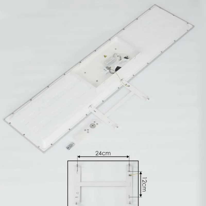 hofstein Plafonnier Nexo LED Blanc, 1 lumière, Télécommandes