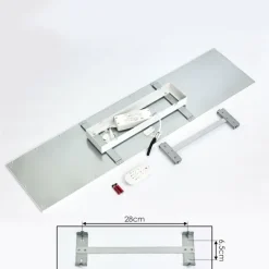 hofstein Plafonnier Nexo LED Blanc, 1 lumière, Télécommandes