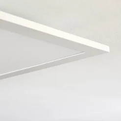 hofstein Plafonnier Nexo LED Blanc, 1 lumière, Télécommandes