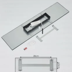 hofstein Plafonnier Nexo LED Noir, 1 lumière, Télécommandes