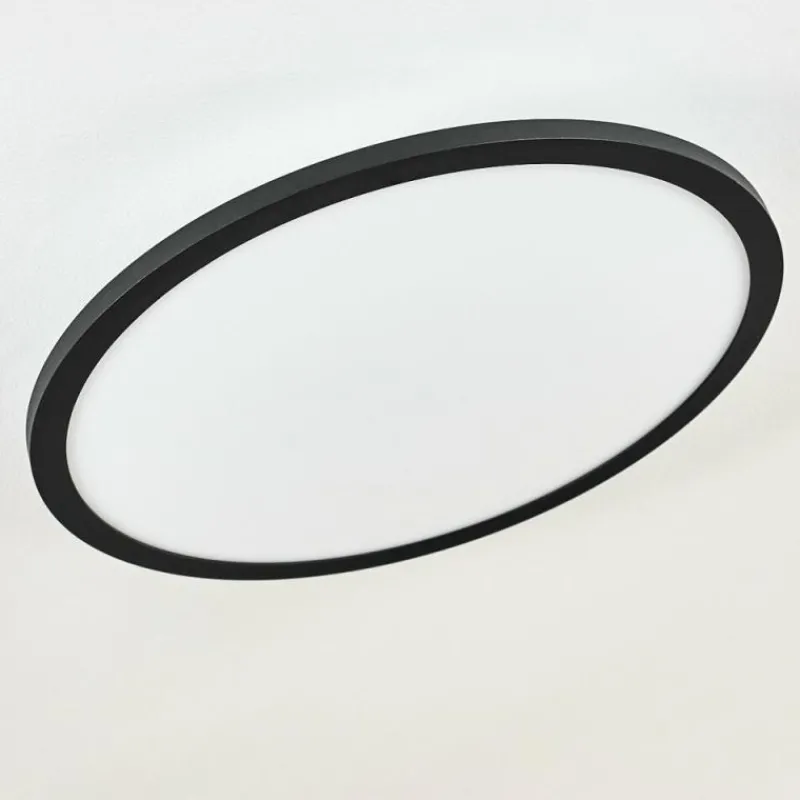 hofstein Plafonnier Nexo LED Noir, 1 lumière, Télécommandes