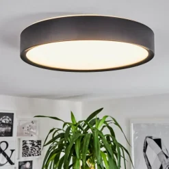 hofstein Plafonnier Nexo LED Noir, 1 lumière