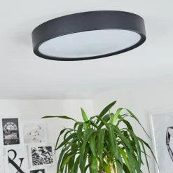 hofstein Plafonnier Nexo LED Noir, 1 lumière