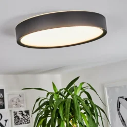 hofstein Plafonnier Nexo LED Noir, 1 lumière