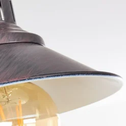 Luminaires Rustiques-hofstein Plafonnier Nibyn Brun, 2 lumières