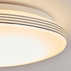 hofstein Plafonnier Niebla LED Blanc, 1 lumière