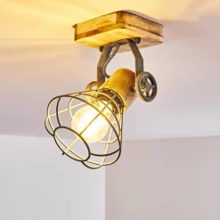 hofstein Plafonnier Nifun Brun, Gris, 1 lumière