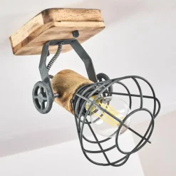 hofstein Plafonnier Nifun Brun, Gris, 1 lumière