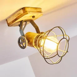 hofstein Plafonnier Nifun Brun, Gris, 1 lumière