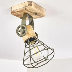 hofstein Plafonnier Nifun Brun, Vert, 1 lumière