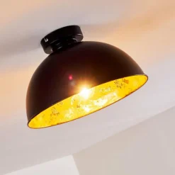 Lampes Industrielles-hofstein Plafonnier Nome Noir, 1 lumière