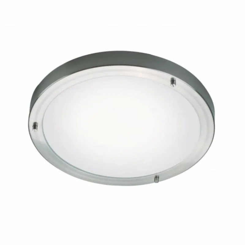 Luminaires Nordlux Plafonnier Nordlux ANCONA Acier inoxydable, 2 lumières