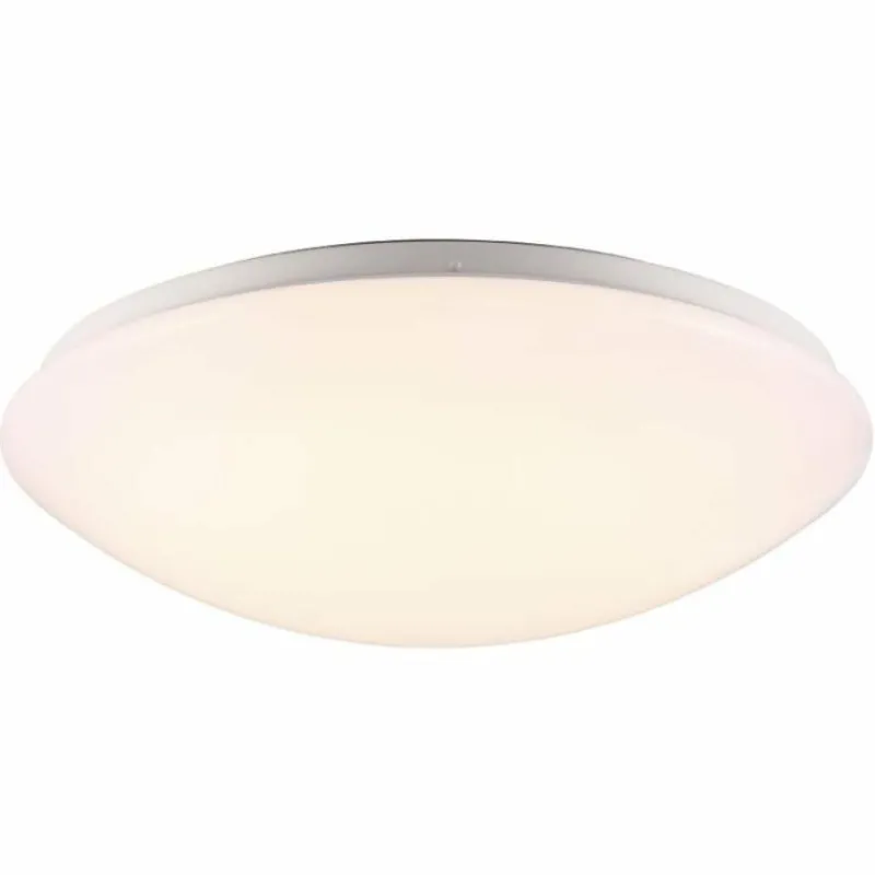 Luminaires Scandinaves-Luminaires Nordlux Plafonnier Nordlux ASK LED Blanc, 1 lumière