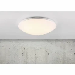 Luminaires Scandinaves-Luminaires Nordlux Plafonnier Nordlux ASK LED Blanc, 1 lumière