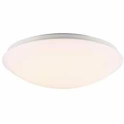 Luminaires Scandinaves-Luminaires Nordlux Plafonnier Nordlux ASK LED Blanc, 1 lumière, Détecteur de mouvement