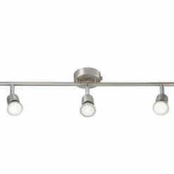 Luminaires Nordlux Plafonnier Nordlux AVENUE Acier brossé, 3 lumières* Spots Et Projecteurs