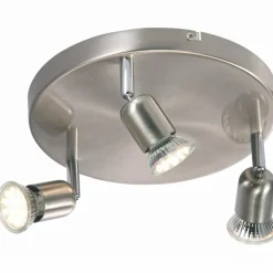 Luminaires Nordlux Plafonnier Nordlux AVENUE Acier brossé, 3 lumières* Spots Et Projecteurs