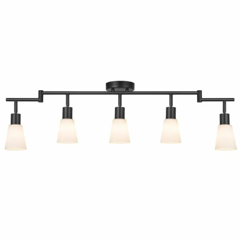 Luminaires Nordlux Plafonnier Nordlux COLE Noir, 5 lumières
