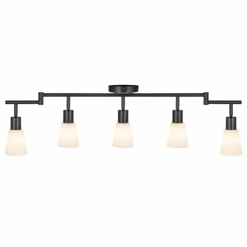 Luminaires Nordlux Plafonnier Nordlux COLE Noir, 5 lumières