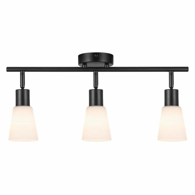 Luminaires Nordlux Plafonnier Nordlux COLE Noir, 3 lumières