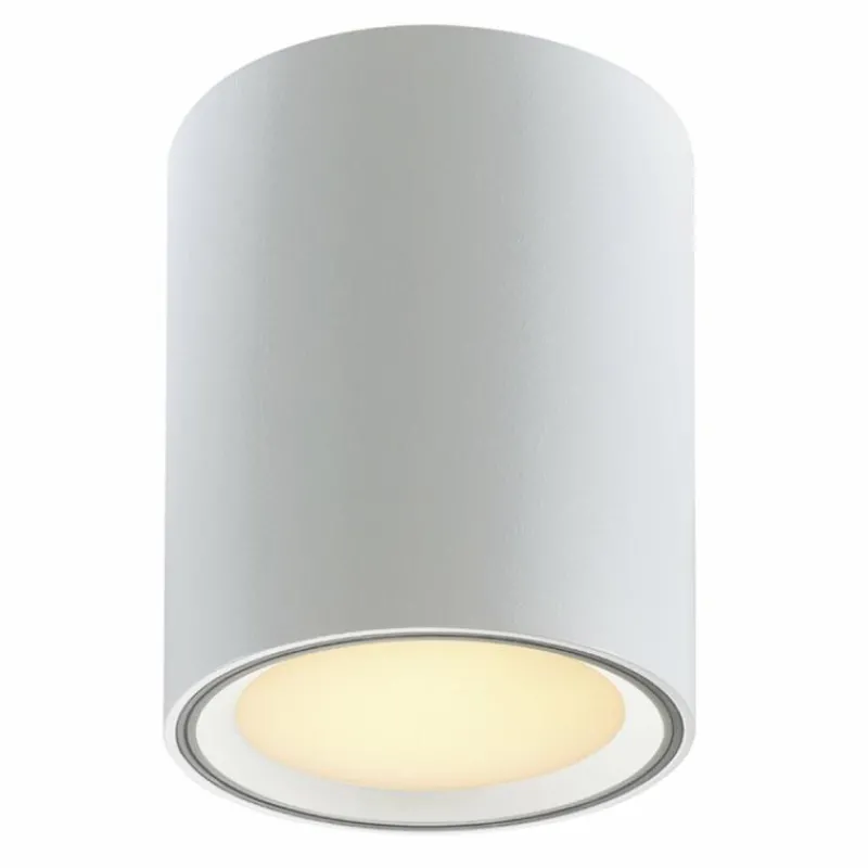 Luminaires Scandinaves-Luminaires Nordlux Plafonnier Nordlux FALLON Blanc, 1 lumière
