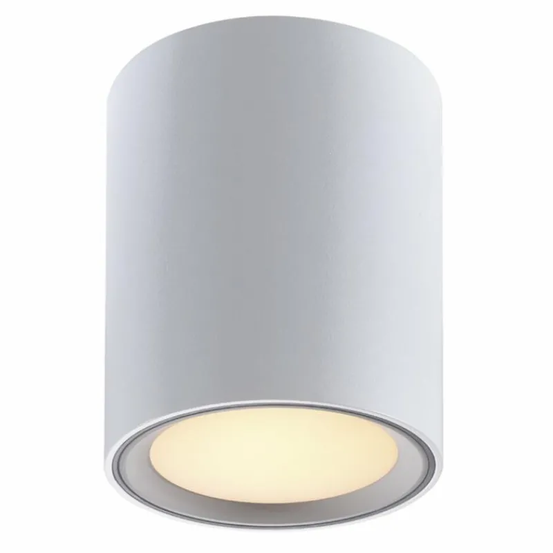 Luminaires Scandinaves-Luminaires Nordlux Plafonnier Nordlux FALLON Acier inoxydable, 1 lumière