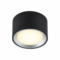 Luminaires Nordlux Plafonnier Nordlux Fallon LED Noir, 1 lumière* Éclairage Led