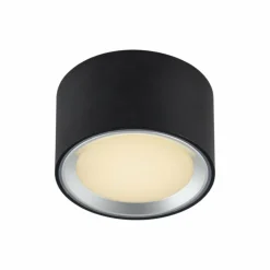 Luminaires Nordlux Plafonnier Nordlux Fallon LED Noir, 1 lumière* Éclairage Led