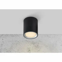 Luminaires Nordlux Plafonnier Nordlux Fallon LED Noir, 1 lumière* Éclairage Led