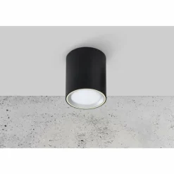 Luminaires Nordlux Plafonnier Nordlux Fallon LED Noir, 1 lumière* Éclairage Led
