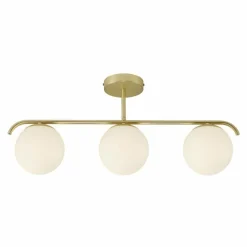 Luminaires Nordlux Plafonnier Nordlux GRANT Laiton, 3 lumières