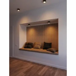 Luminaires Nordlux Plafonnier Nordlux LANDONSMAR LED Noir, 1 lumière