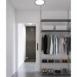 Luminaires Nordlux Plafonnier Nordlux LIVASMART LED Blanc, 1 lumière, Changeur de couleurs