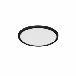 Luminaires Scandinaves-Luminaires Nordlux Plafonnier Nordlux OJA LED Noir, 1 lumière