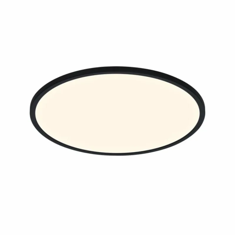 Luminaires Nordlux Plafonnier Nordlux OjaSmart LED Noir, 1 lumière