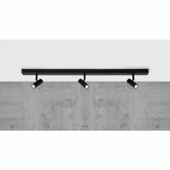 Luminaires Nordlux Plafonnier Nordlux OMARI LED Noir, 3 lumières* Éclairage Led