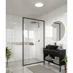 Luminaires Nordlux Plafonnier Nordlux THEROS LED Chrome, 1 lumière* Éclairage Led