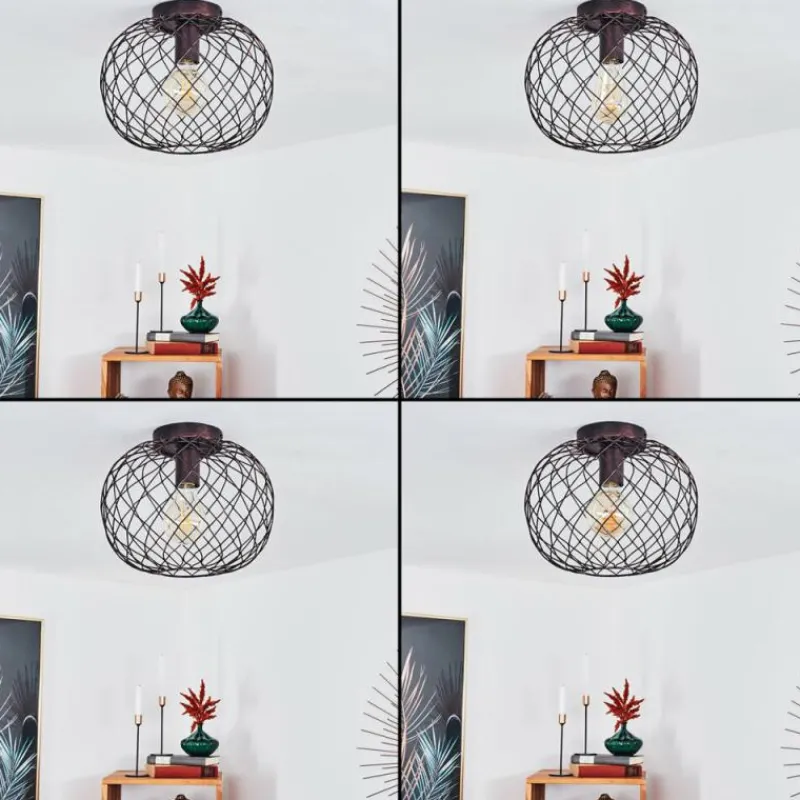 hofstein Plafonnier Nordslesvig Bronze, Noir, 1 lumière