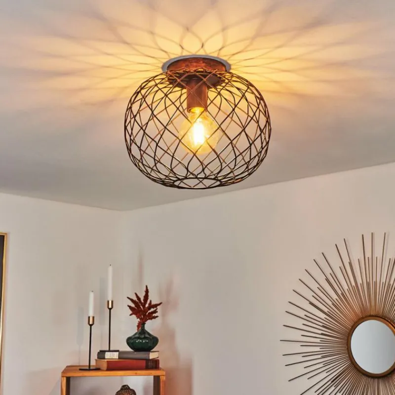 hofstein Plafonnier Nordslesvig Bronze, Noir, 1 lumière