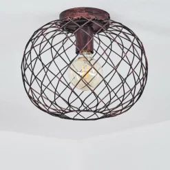 hofstein Plafonnier Nordslesvig Bronze, Noir, 1 lumière