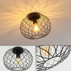 Lampes Vintages & Rétros-hofstein Plafonnier Nordslesvig Noir, 1 lumière