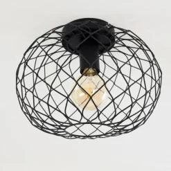 Lampes Vintages & Rétros-hofstein Plafonnier Nordslesvig Noir, 1 lumière