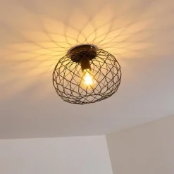 Lampes Vintages & Rétros-hofstein Plafonnier Nordslesvig Noir, 1 lumière