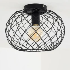 Lampes Vintages & Rétros-hofstein Plafonnier Nordslesvig Noir, 1 lumière