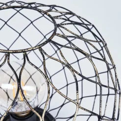 Lampes Dorées-hofstein Plafonnier Nordslesvig Or, Noir, 1 lumière