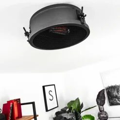 Lampes Dorées-hofstein Plafonnier Nordslesvig Or, Noir, 1 lumière