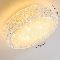 hofstein Plafonnier Norra LED Blanc, 1 lumière