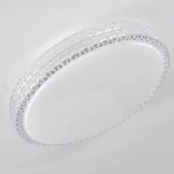 hofstein Plafonnier Norra LED Blanc, 1 lumière, Télécommandes