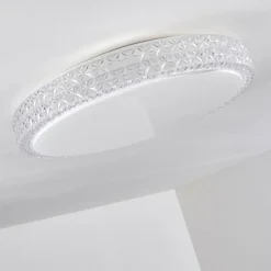 hofstein Plafonnier Norra LED Blanc, 1 lumière, Télécommandes